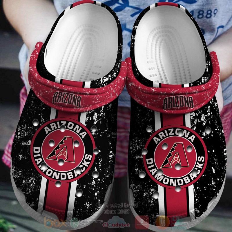 Arizona Diamondbacks MLB Sport Crocs Crocband Clogs Shoes Comfortable For Men Women and Kids