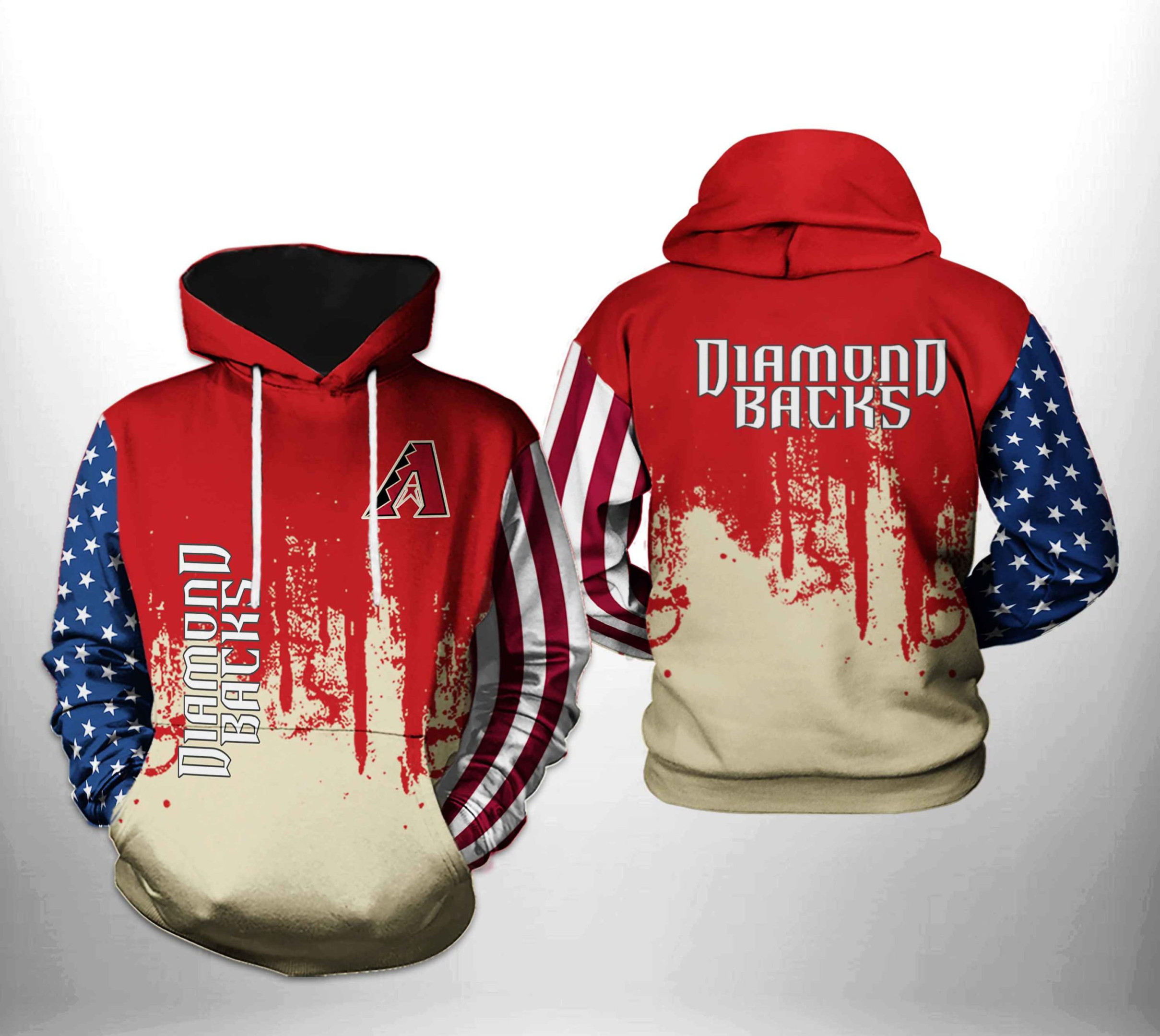 Arizona Diamondbacks MLB Team US 3D All Over Print Hoodie, Zip Hoodie