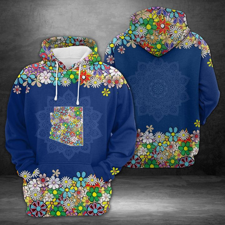 Arizona Flower 3D All Over Print Hoodie, Zip Hoodie