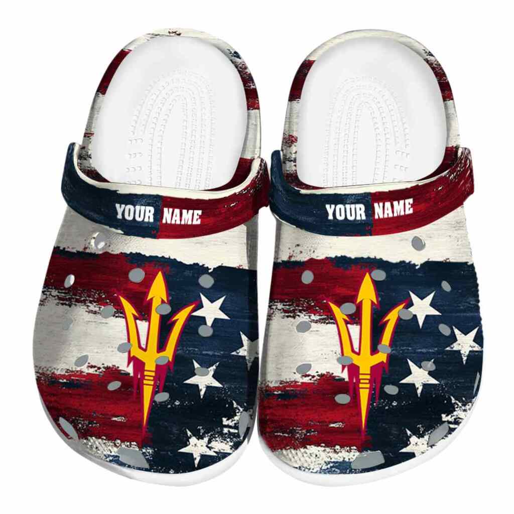 Arizona State Sun Devils Patriotic Stripes ClogTVC1801961