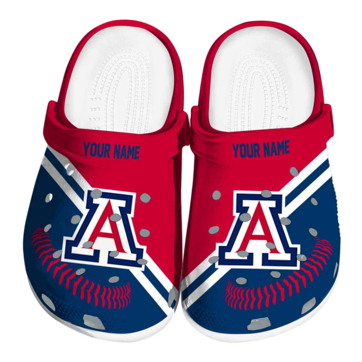 Arizona Wildcats NCAA Sport Crocs Crocband Clogs Shoes Comfortable For Men Women and Kids