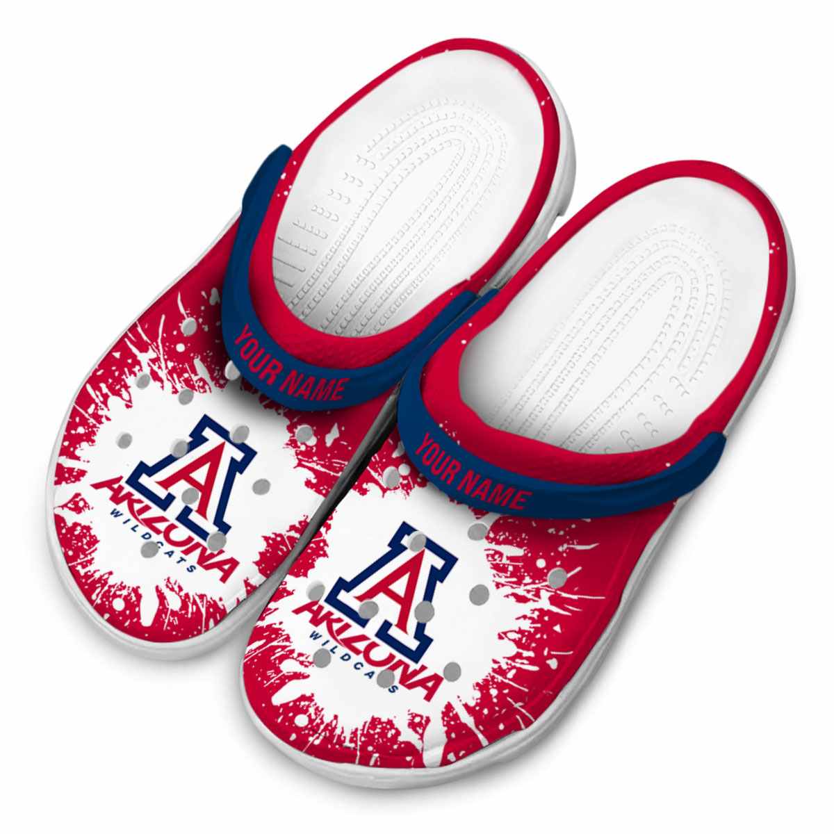 Arizona Wildcats NCAA Sport Crocs Crocband Clogs Shoes Comfortable For Men Women and Kids - Image 4