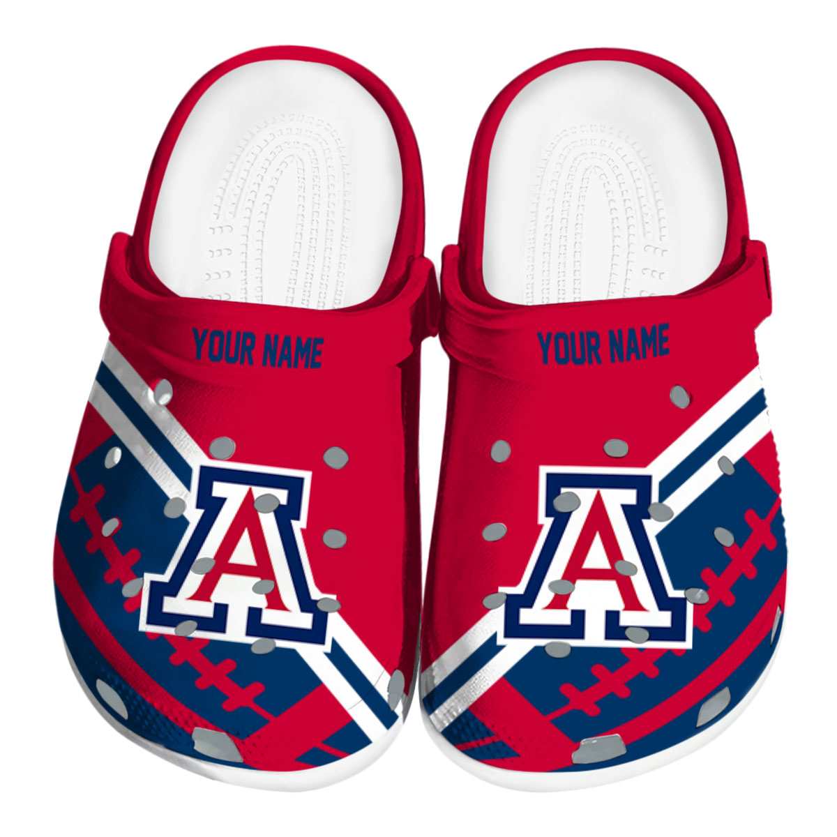Arizona Wildcats NCAA Sport Crocs Crocband Clogs Shoes Comfortable For Men Women and Kids