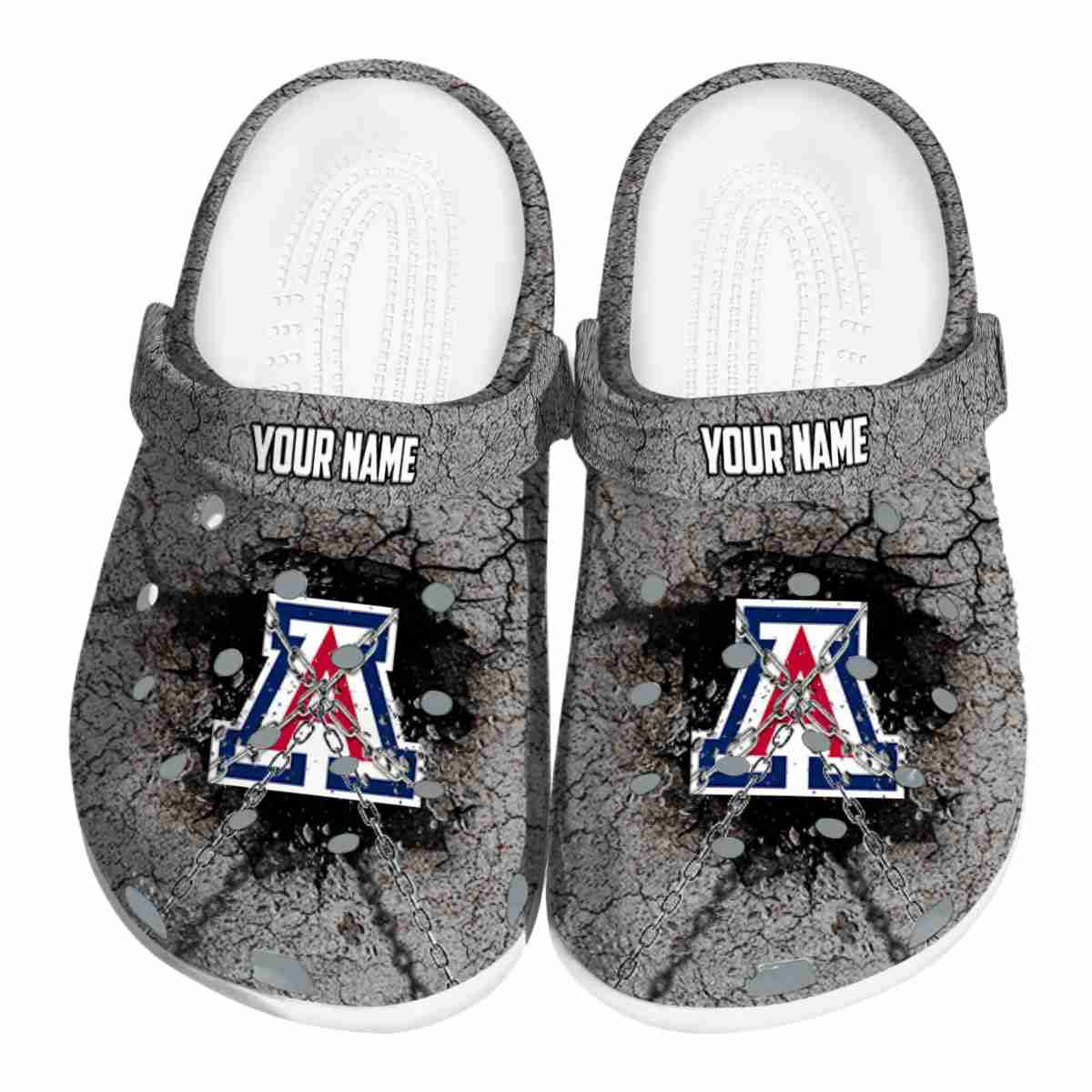 Arizona Wildcats NCAA Sport Crocs Crocband Clogs Shoes Comfortable For Men Women and Kids