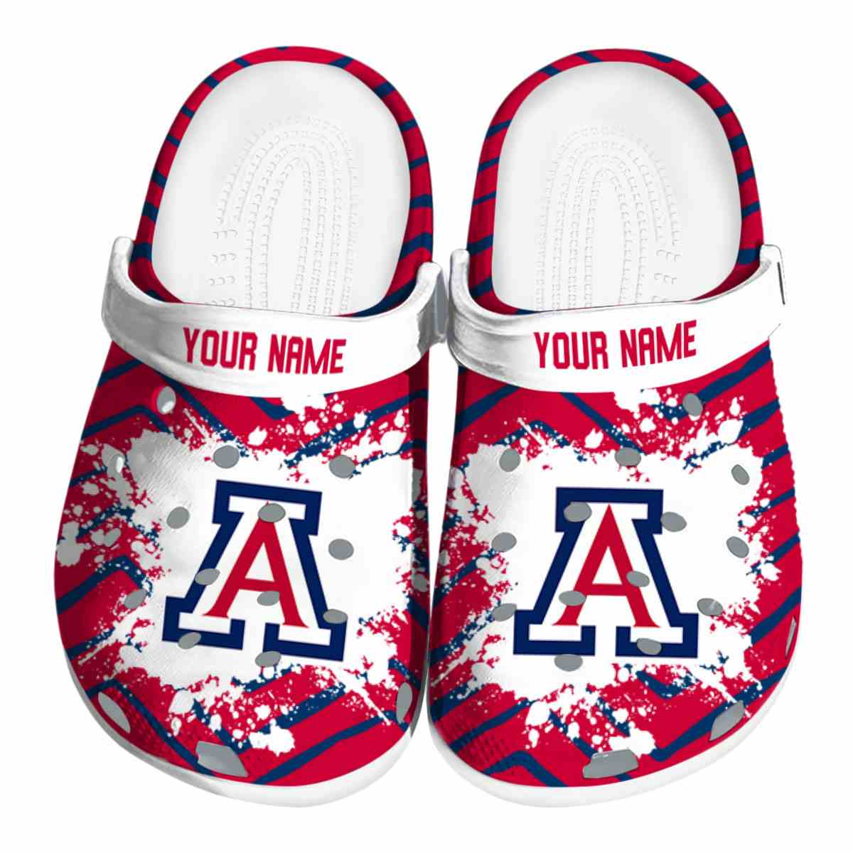 Arizona Wildcats NCAA Sport Crocs Crocband Clogs Shoes Comfortable For Men Women and Kids
