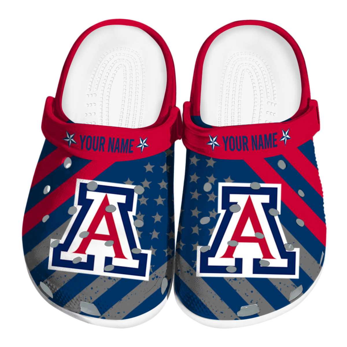 Arizona Wildcats NCAA Sport Crocs Crocband Clogs Shoes Comfortable For Men Women and Kids