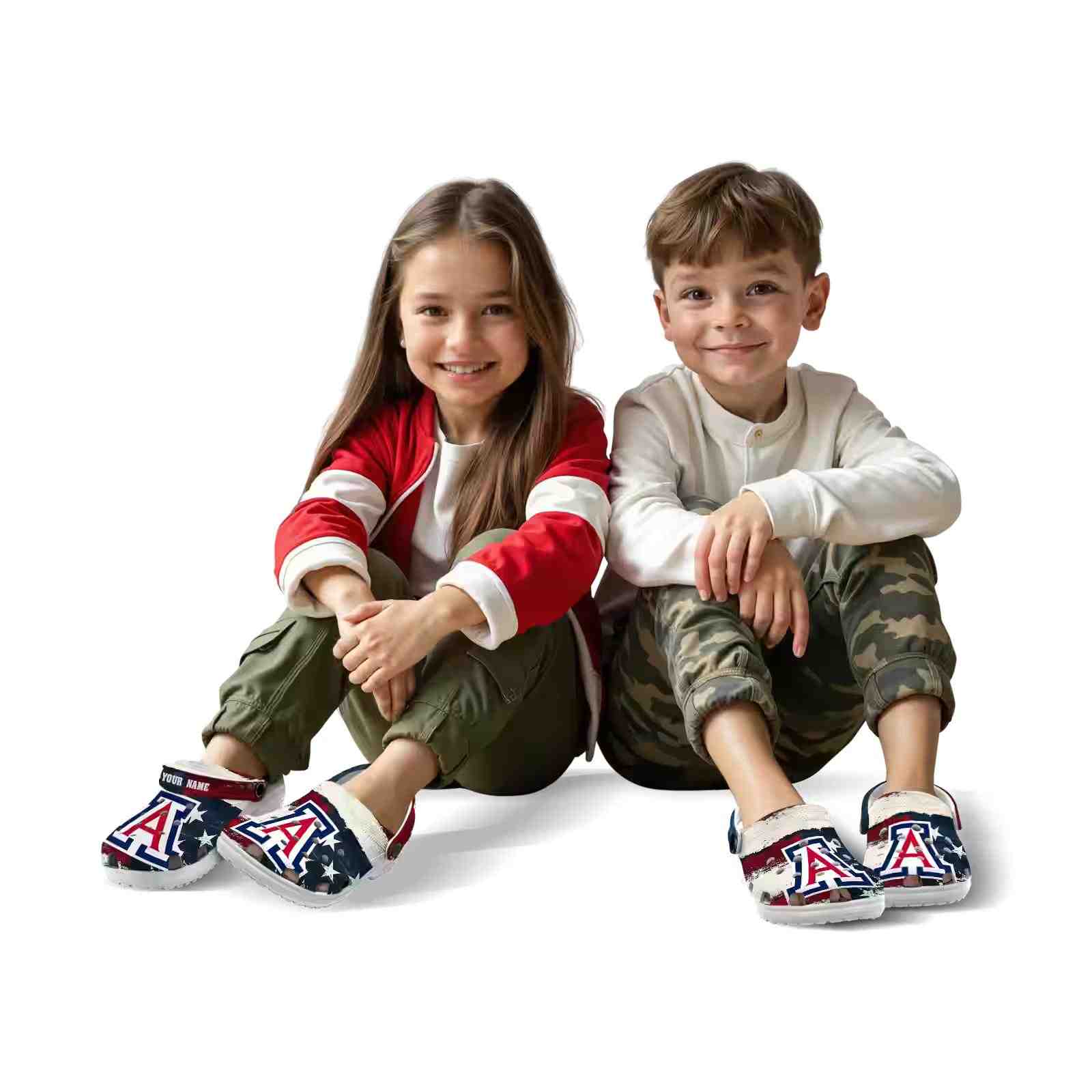 Arizona Wildcats Patriotic Stripes ClogTVC1801961 - Image 8