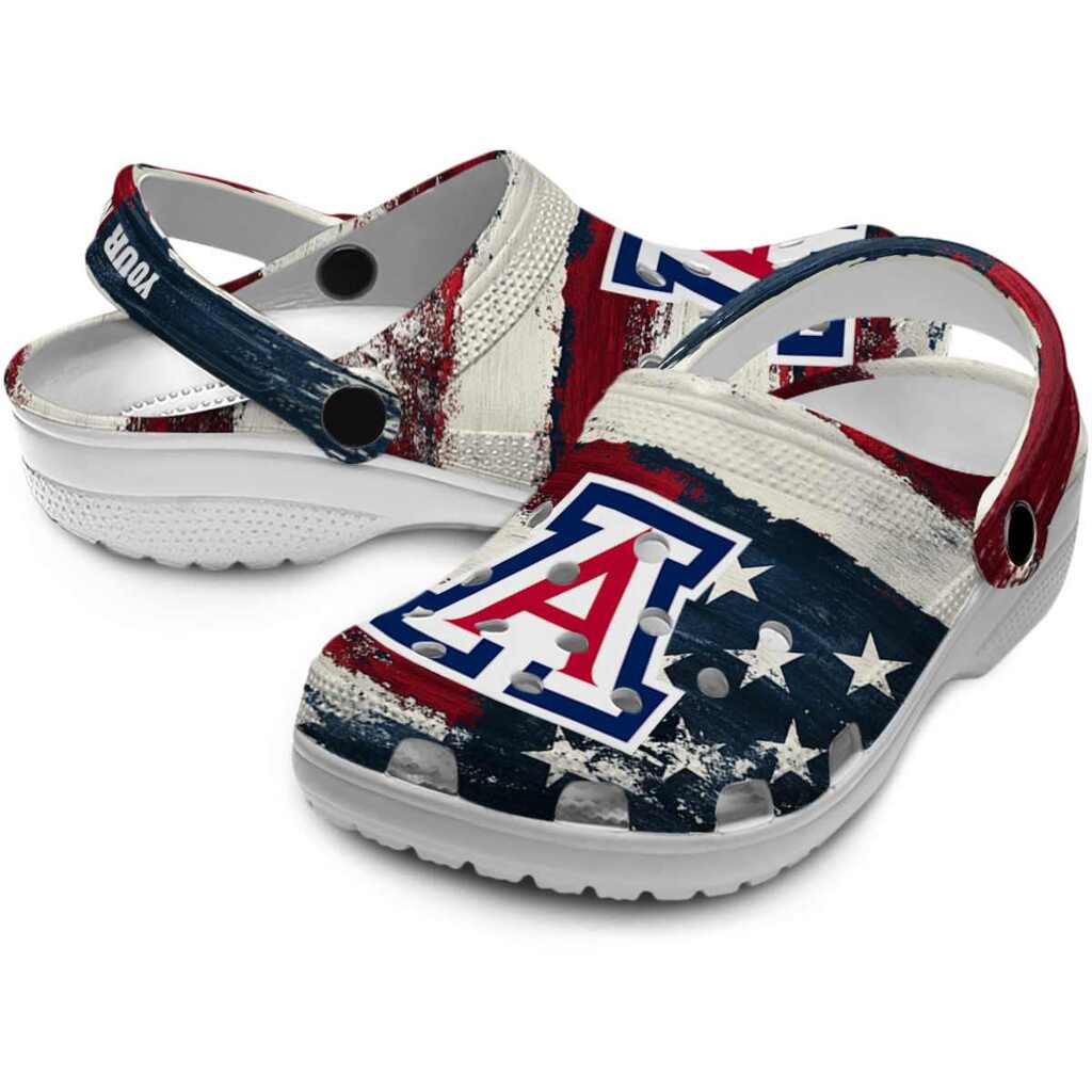 Arizona Wildcats Patriotic Stripes ClogTVC1801961 - Image 3