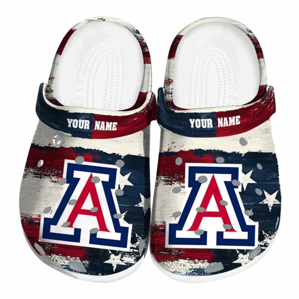 Arizona Wildcats Patriotic Stripes ClogTVC1801961