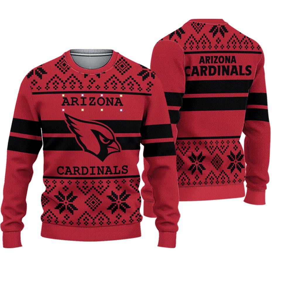 Arizonna Cardinals Football Christmas Ugly Sweater Sweatshirt