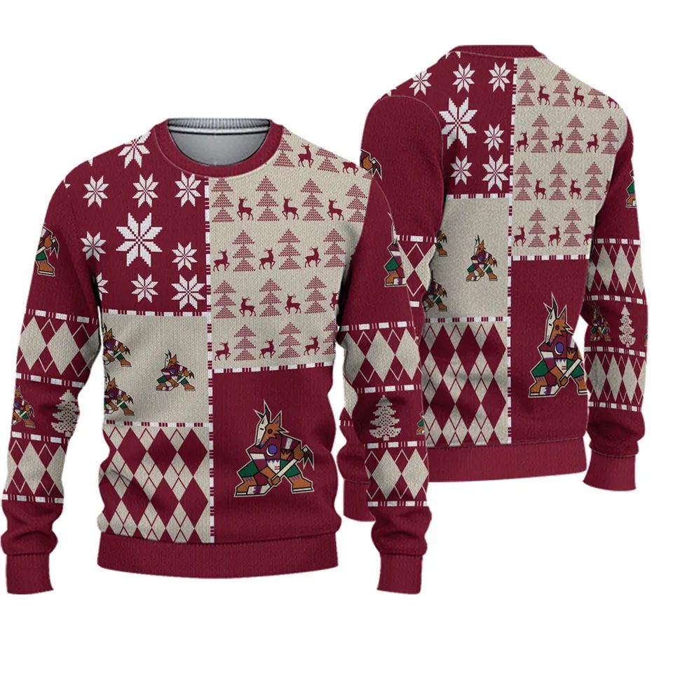 Arizonna Coyotes Ice Hockey Christmas Ugly Sweater