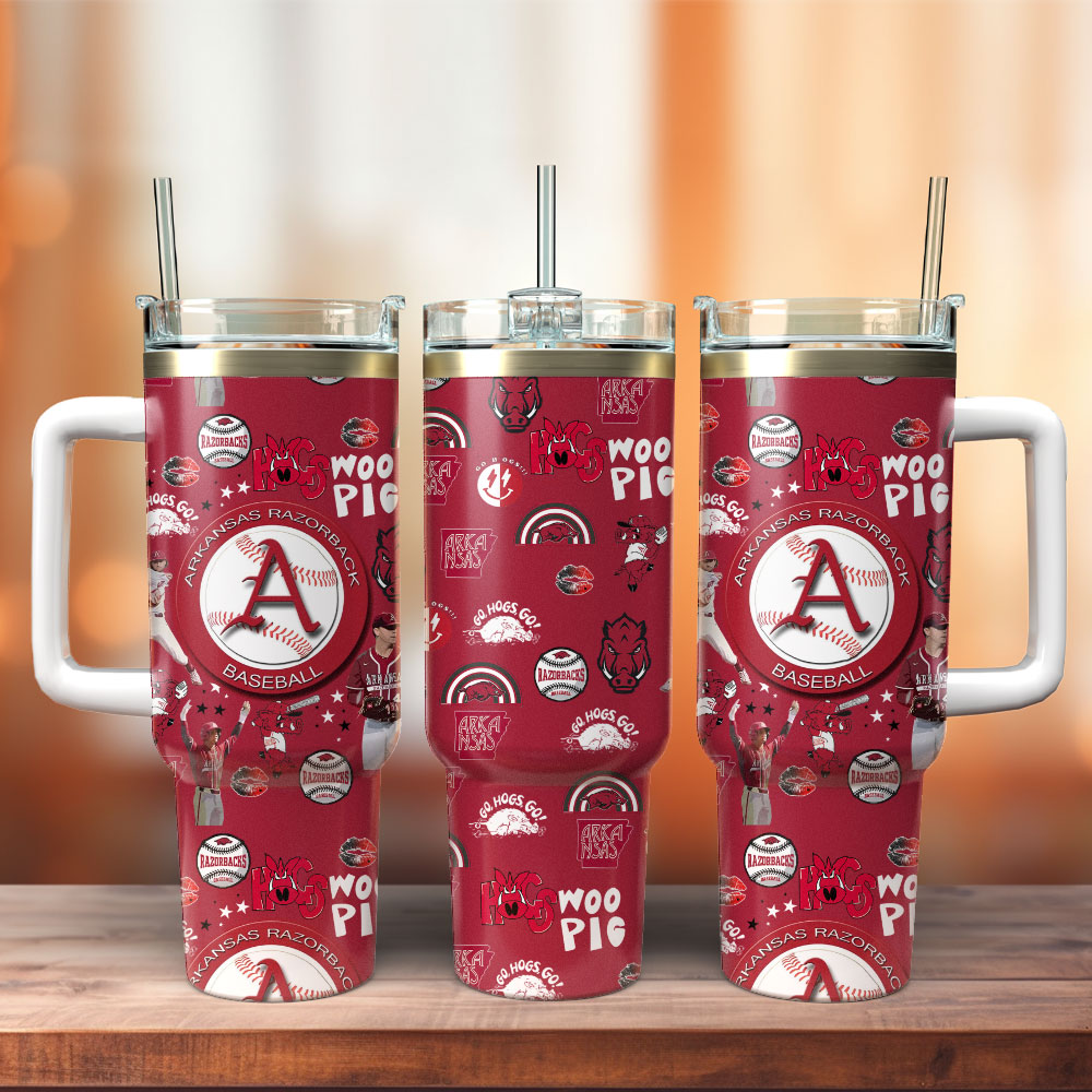 Arkansas Razorbacks NCAA Sports Custom Stanley Cup 40 oz 30 oz Tumbler With HandleTVC2301404