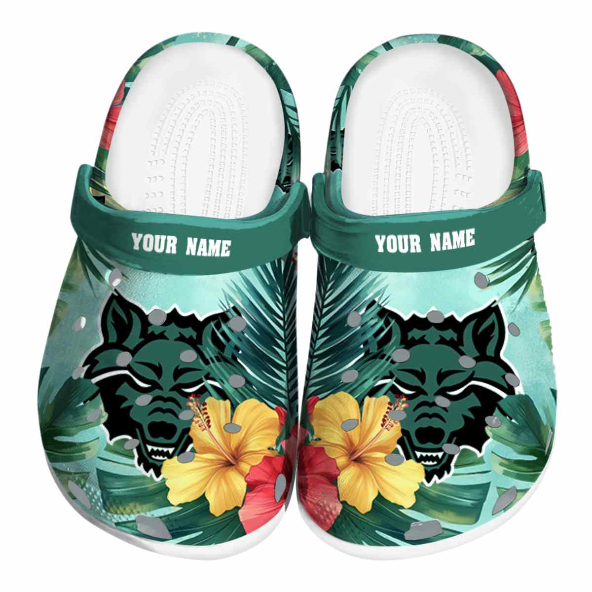 Arkansas State Red Wolves NCAA Sport Crocs Crocband Clogs Shoes Comfortable For Men Women and Kids