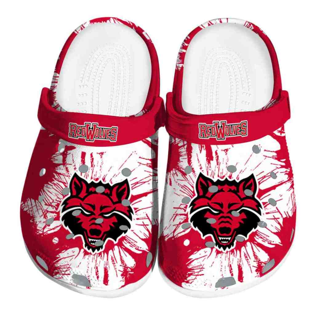 Arkansas State Red Wolves Splatter Graphics ClogTVC1801748