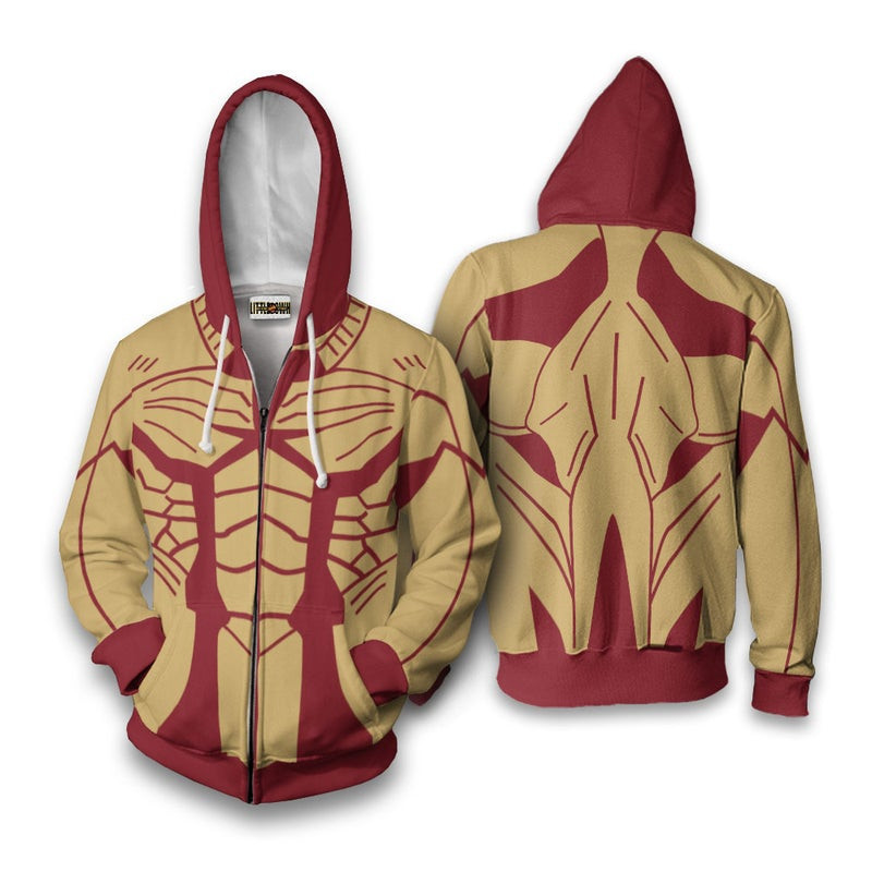 Armored Titan Attack On Titan Anime 3D All Over Print Hoodie, Zip Hoodie