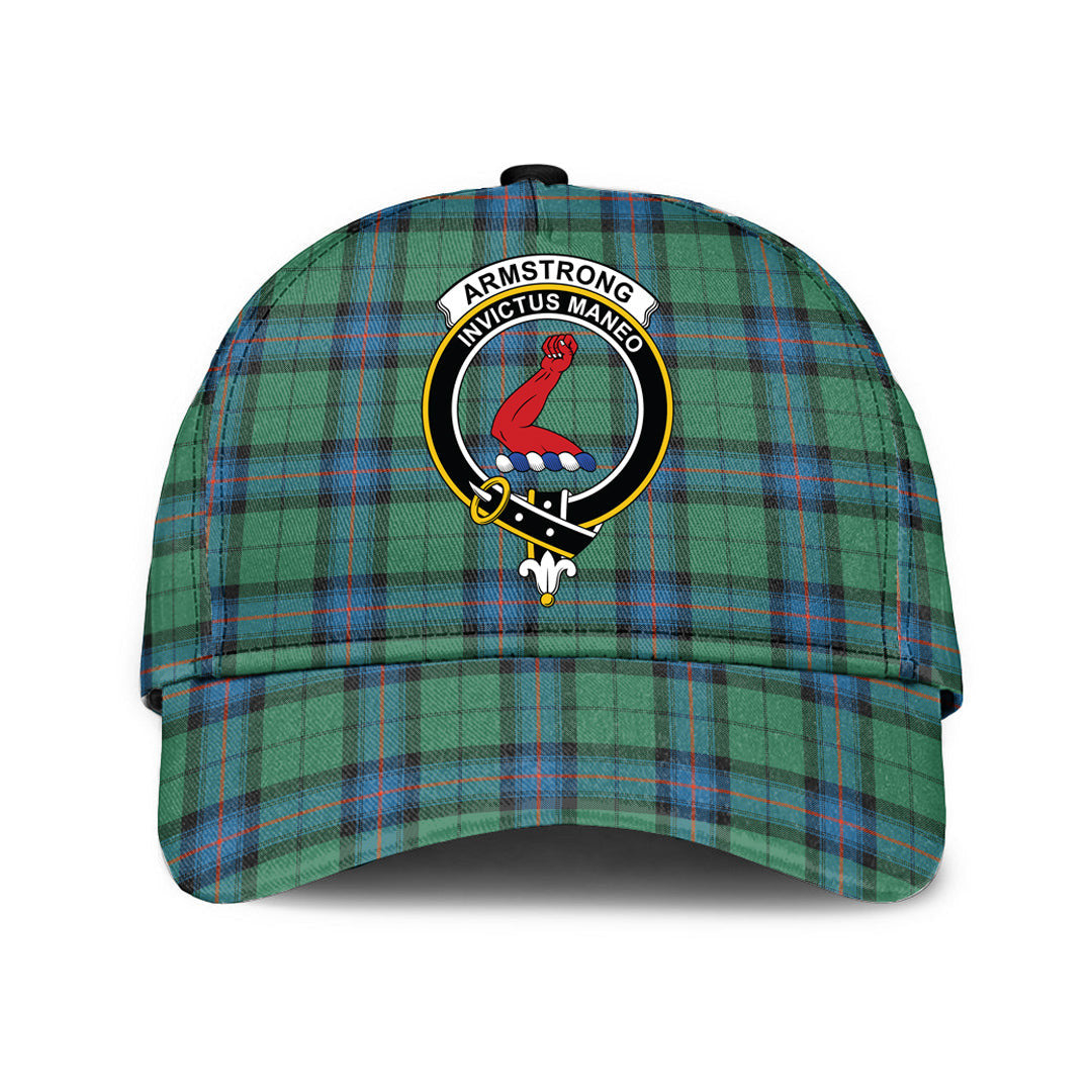 Armstrong Ancient Tartan Baseball Cap, Tartan Plaid Cap with Family Crest K23 Trucker Hats Custom Hats Gifts For Men & Women