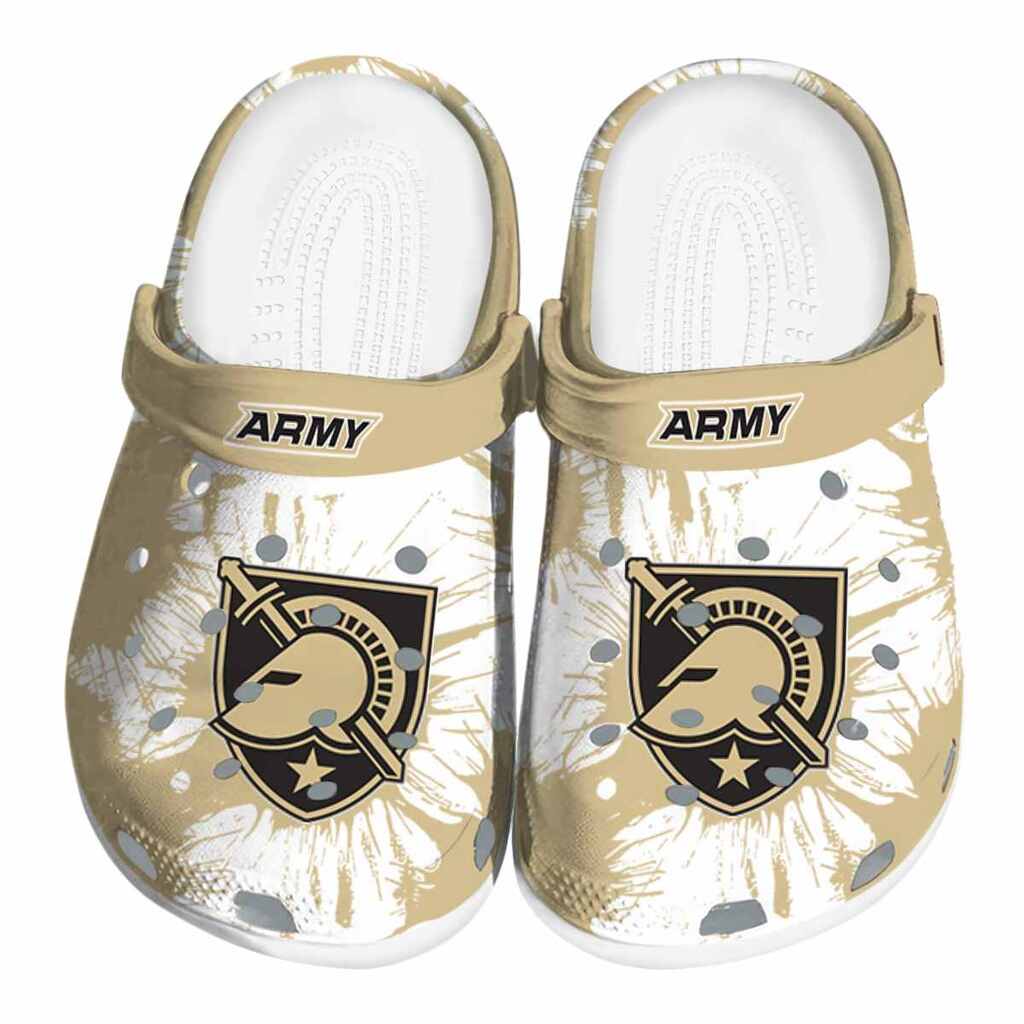 Army Black Knights Splatter Graphics ClogTVC1801748