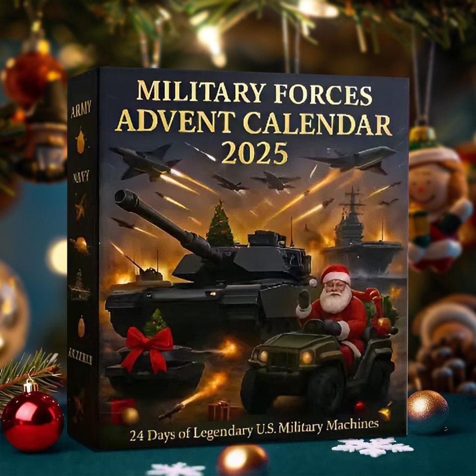 Army Machines Advent Calendar 2025, 24 Day Figurines : Vintage Christmas Countdown - Image 5