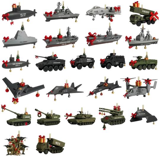 Army Machines Advent Calendar 2025, 24 Day Figurines : Vintage Christmas Countdown - Image 8