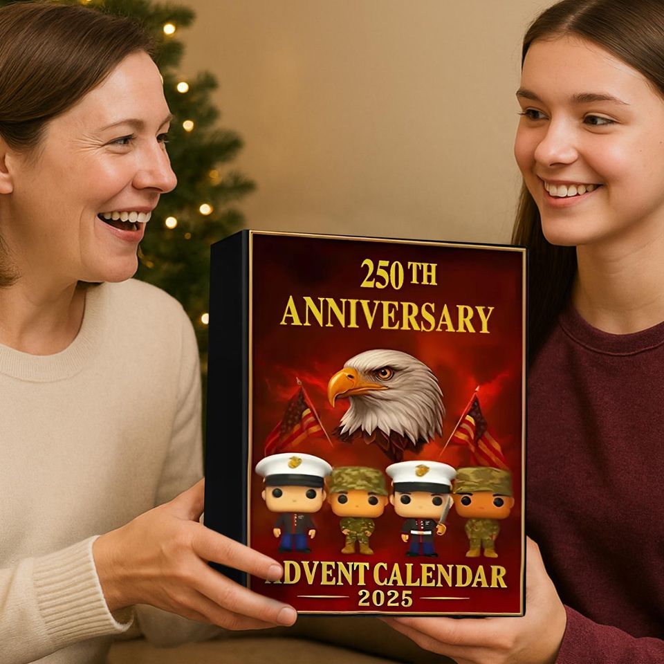 Army Veteran Advent Calendar 2025, 24 Day Army Figurines : Vintage Christmas Ornament Countdown