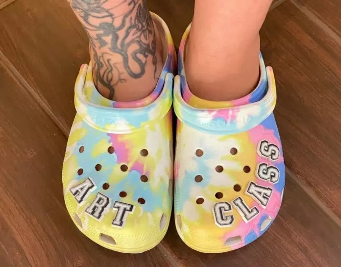 Art Class Tie Dye Art Teacher Crocband Clog Shoes For Men Women