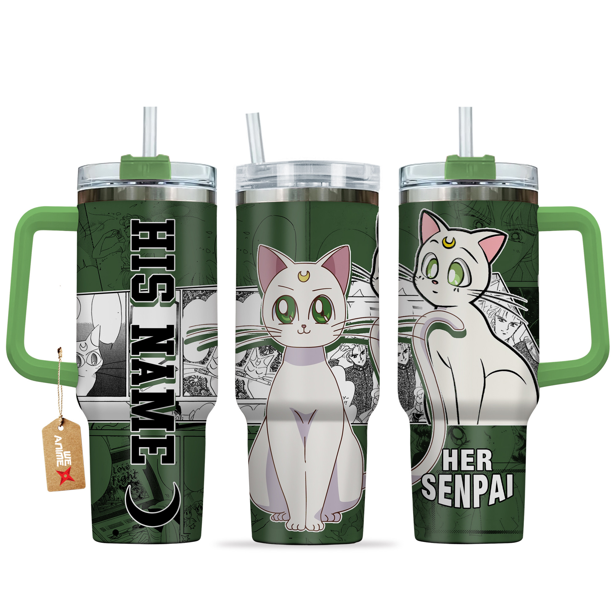 Artemis Sailor Moon Anime Custom Stanley Cup 40 oz 30 oz Tumbler With HandleTVC2301135