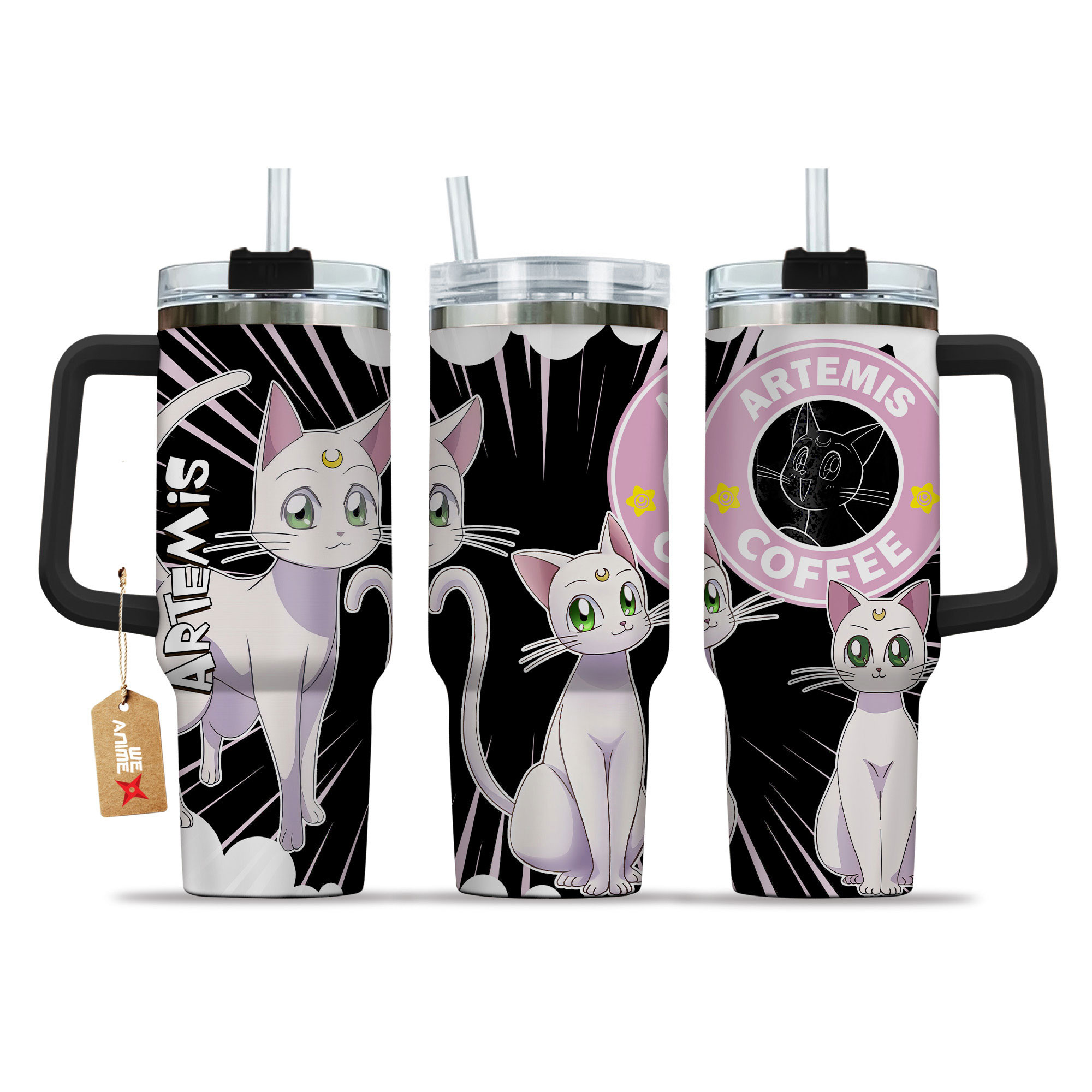 Artemis Sailor Moon Anime Custom Stanley Cup 40 oz 30 oz Tumbler With HandleTVC2301153