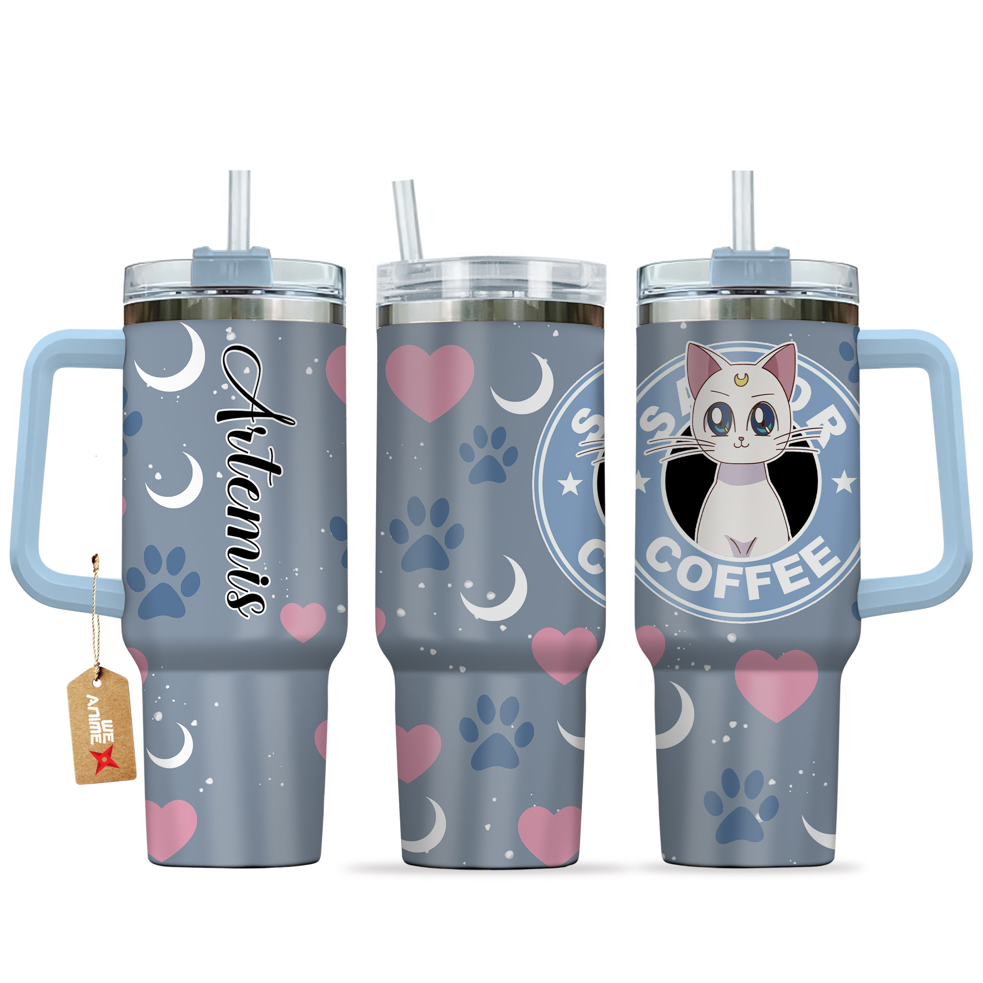 Artemis Sailor Moon Anime Custom Stanley Cup 40 oz 30 oz Tumbler With HandleTVC2301163