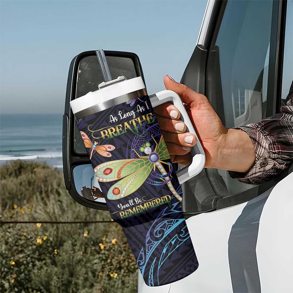 As Long As I Breathe You’ll Be Remembered Dragonflies Memorial Polynesian Custom Stanley Cup 40 oz 30 oz Tumbler With HandleTVC2301361 - Image 7