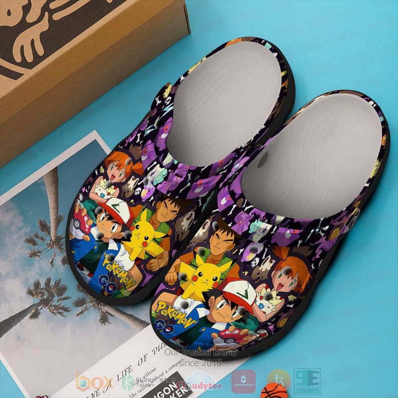 Ash Ketchum Pokemon Anime Crocs Crocband Clogs Shoes Comfortable For Men Women and Kids