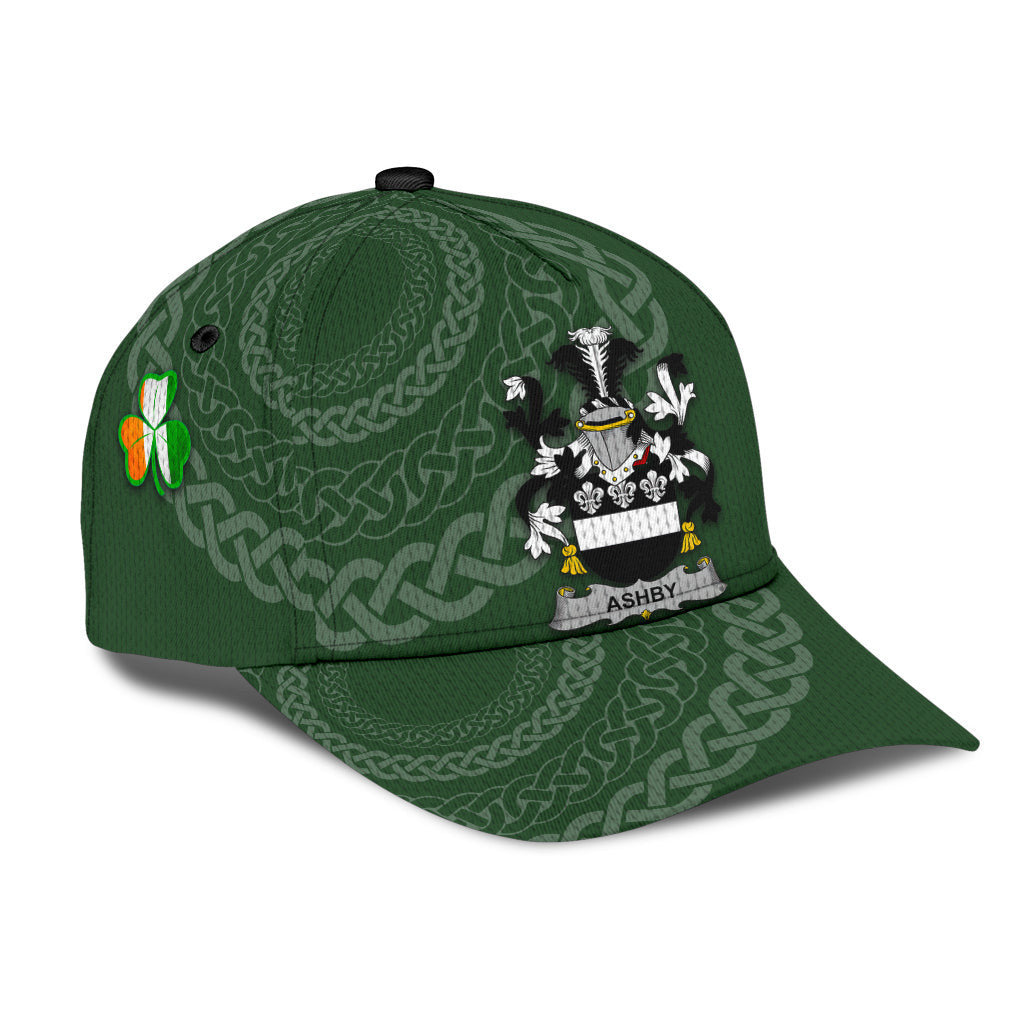 Ashby Coat Of Arms - Irish Family Crest St Patrick's Day Hat Classic Cap Trucker Hats Custom Hats Gifts For Men & Women