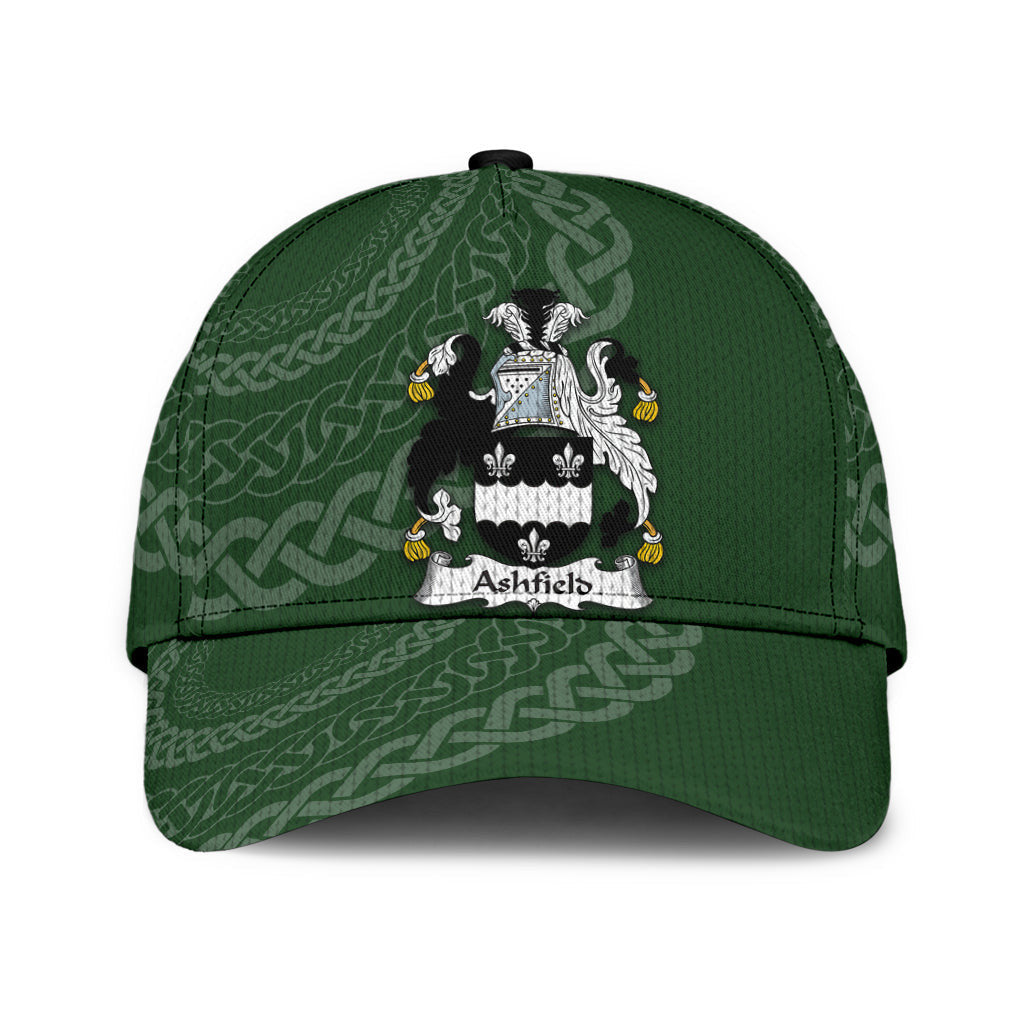 Ashfield Coat Of Arms - Irish Family Crest St Patrick's Day Hat Classic Cap Trucker Hats Custom Hats Gifts For Men & Women