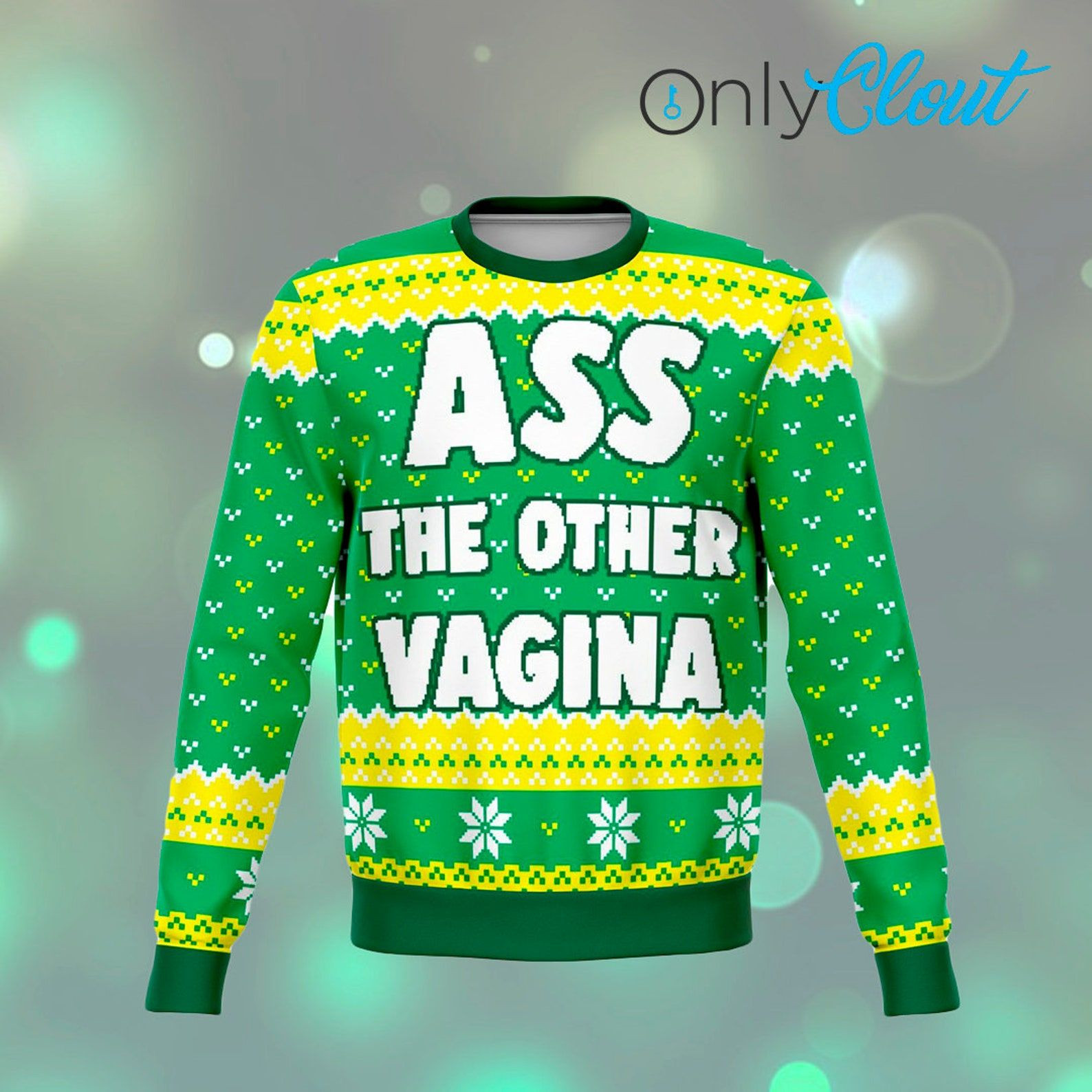 Ass The Other Dank Funny Ugly Christmas Sweater Adult 3D Funny Matching for family