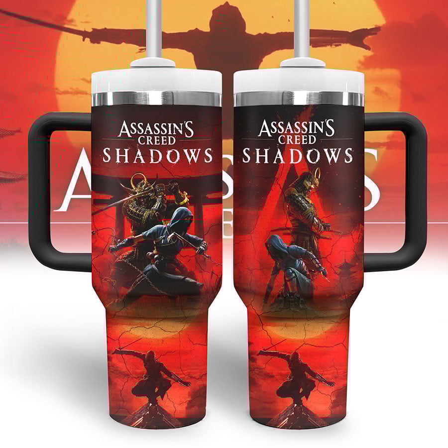 AssassinÃ¢â‚¬â„¢s Creed Shadows Games Custom Stanley Cup 40 oz 30 oz Tumbler With HandleTVC2301326