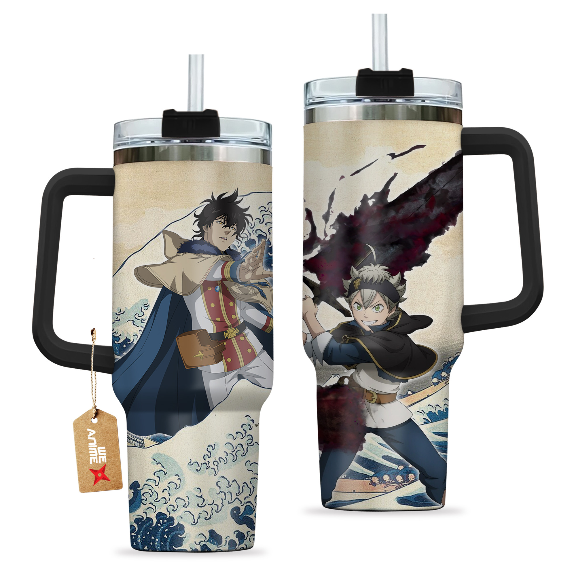 Asta x Yuno Anime Custom Stanley Cup 40 oz 30 oz Tumbler With HandleTVC2301147 - Image 2