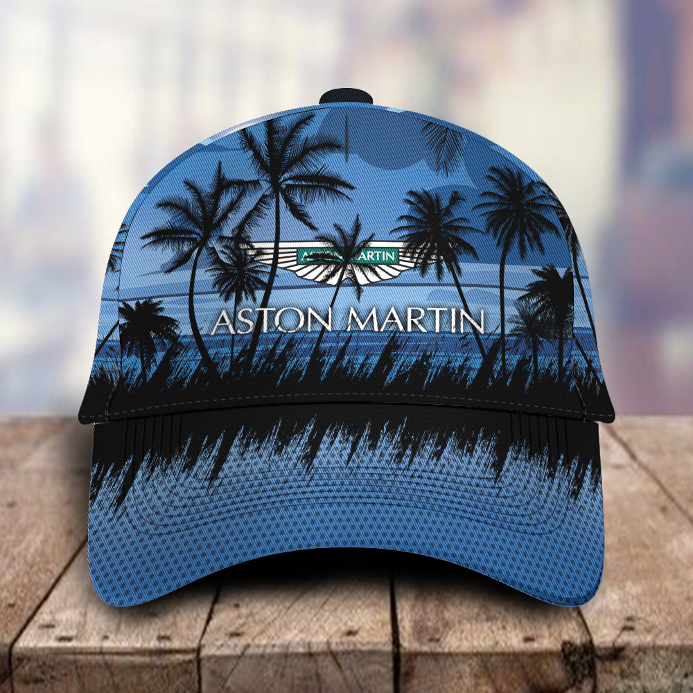 ASTON MARTIN 3D Classic Cap Hawaiian Tropical Car Motor Brand Hats Trucker Hats Custom Hats Gifts For Men & Women