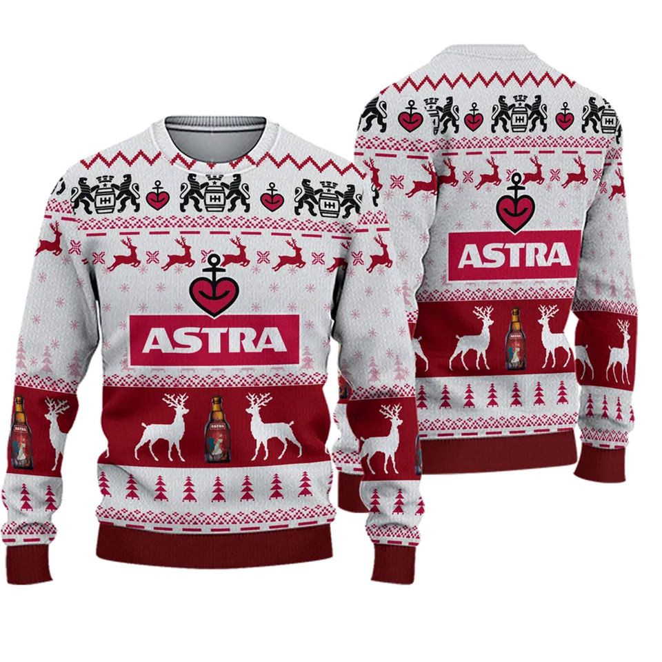 Astra Beer Ugly Christmas Sweater