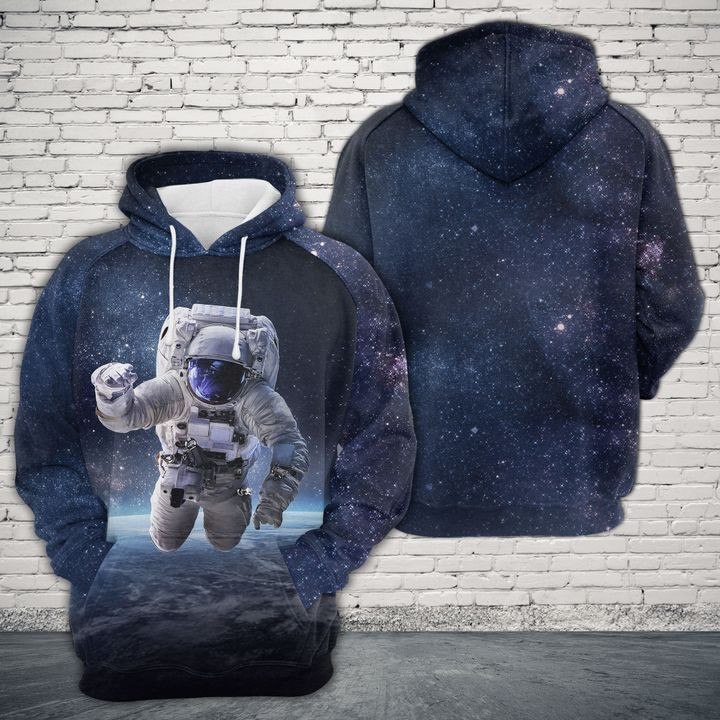 Astronaut 3D All Over Print Hoodie, Zip Hoodie