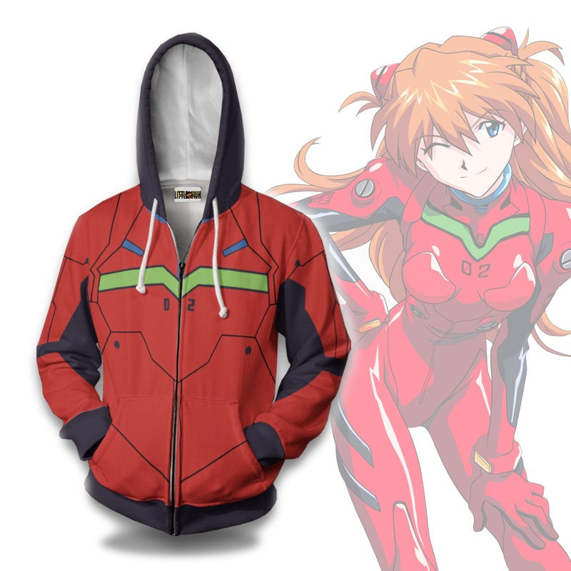 Asuka Langley Soryu 3D All Over Print Hoodie, Zip Hoodie