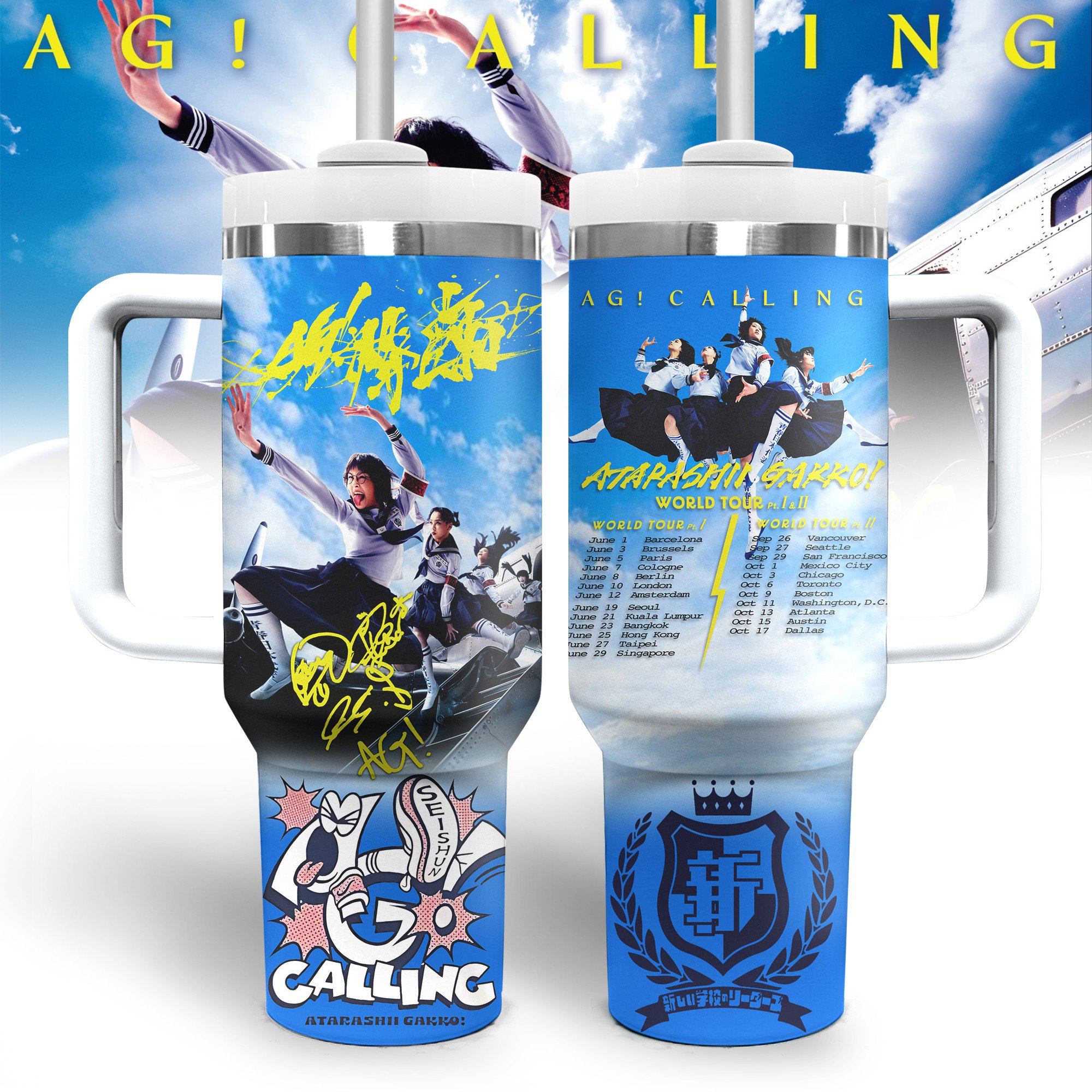 Atarashii Gakko! Music Custom Stanley Cup 40 oz 30 oz Tumbler With HandleTVC2301328