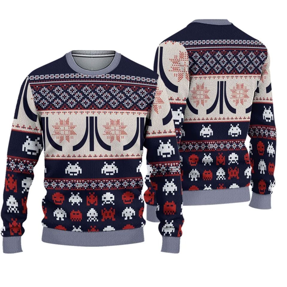 Atari Classic Christmas Ugly Sweater