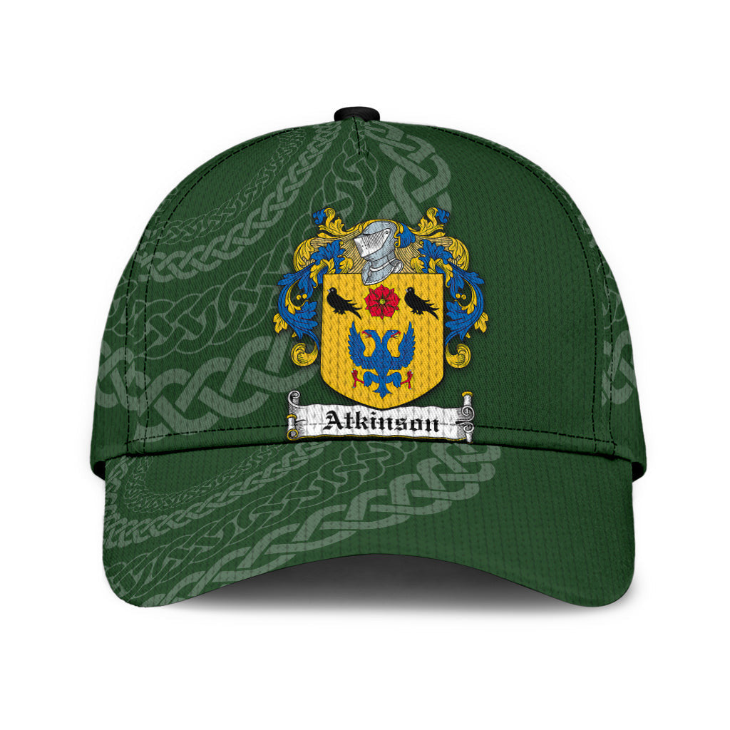Atkinson Coat Of Arms - Irish Family Crest St Patrick's Day Hat Classic Cap Trucker Hats Custom Hats Gifts For Men & Women