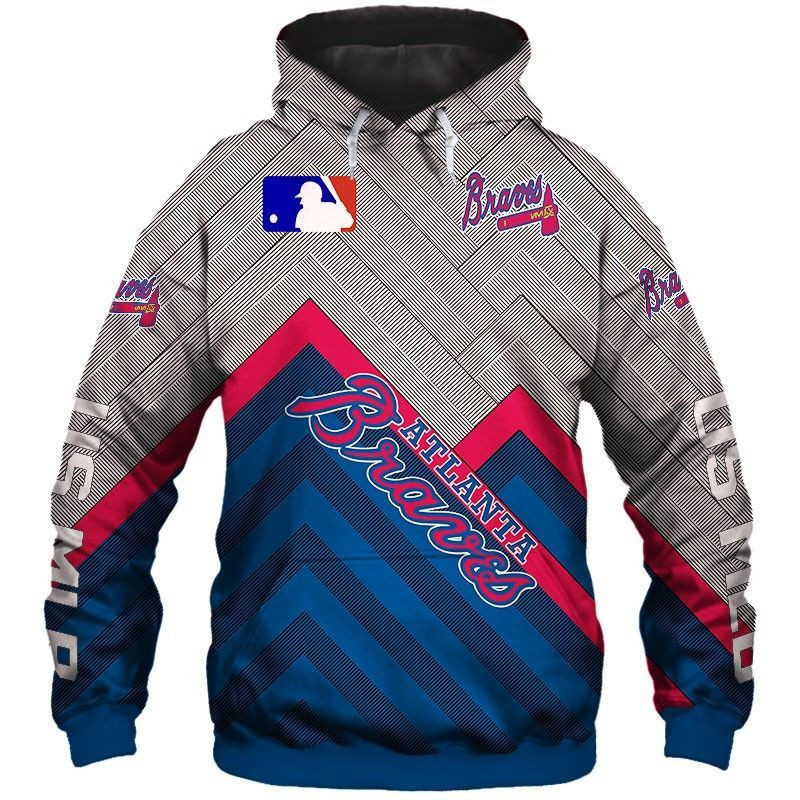 Atlanta Braves 3D All Over Print Hoodie, Zip Hoodie