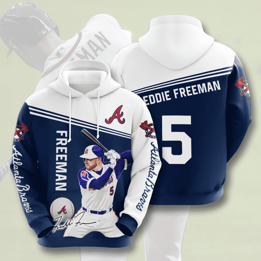 Atlanta Braves 3D All Over Print Hoodie, Zip Hoodie