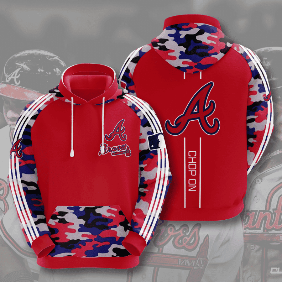 Atlanta Braves 3D All Over Print Hoodie, Zip Hoodie