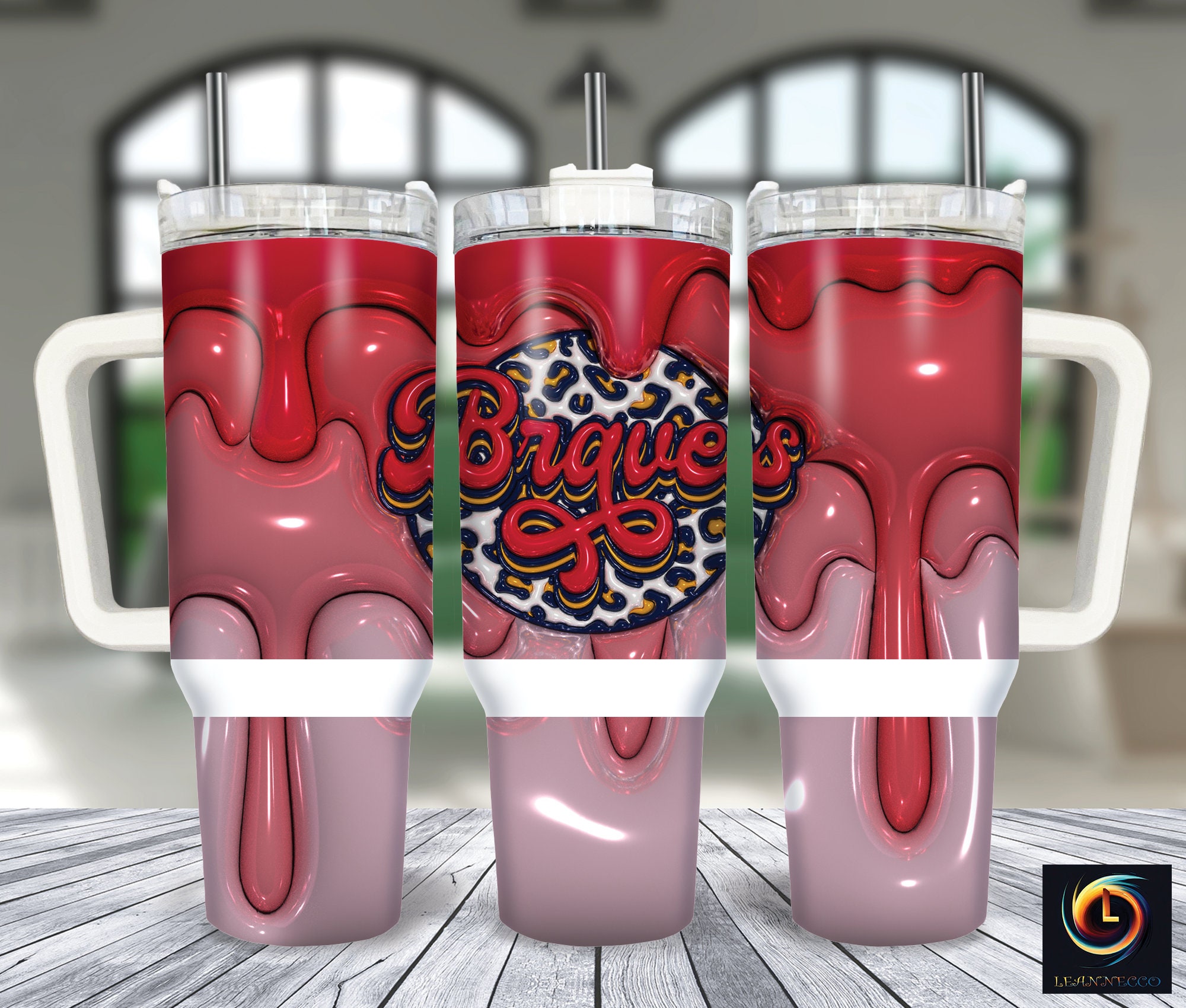 Atlanta Braves MLB Custom Stanley Cup 40 oz 30 oz Tumbler With HandleTVC230100