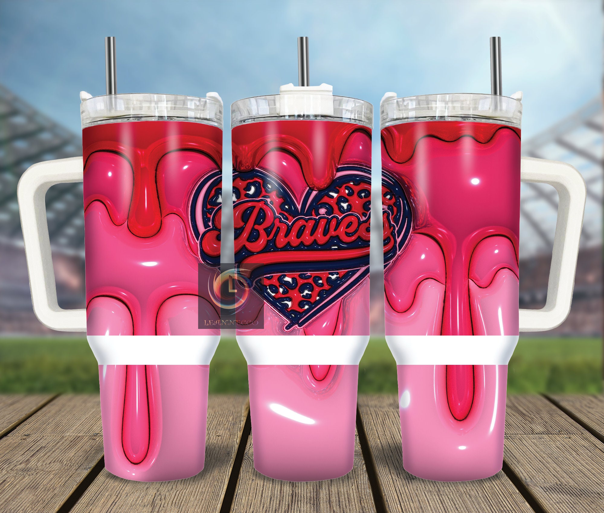 Atlanta Braves MLB Custom Stanley Cup 40 oz 30 oz Tumbler With HandleTVC2301989