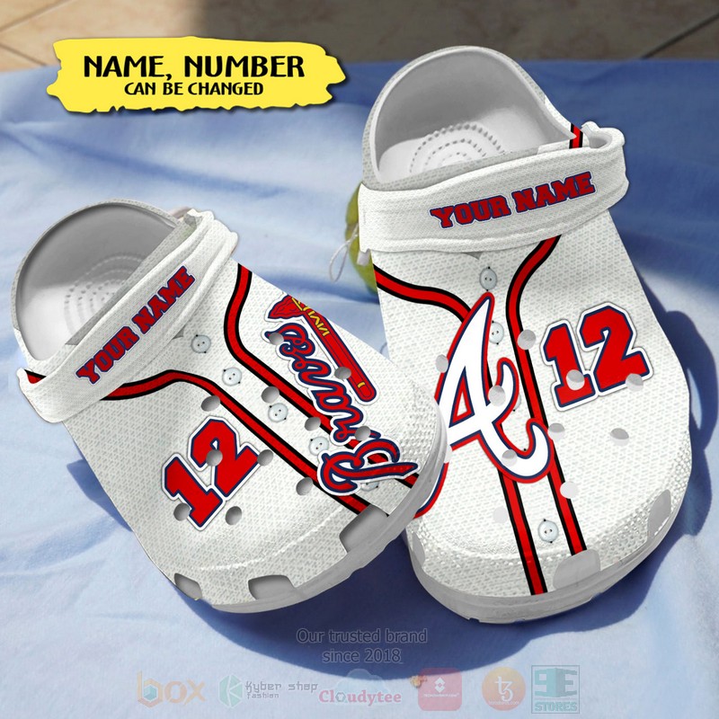 Atlanta Braves MLB Sport Crocs Crocband Clogs Shoes Comfortable For Men Women and Kids