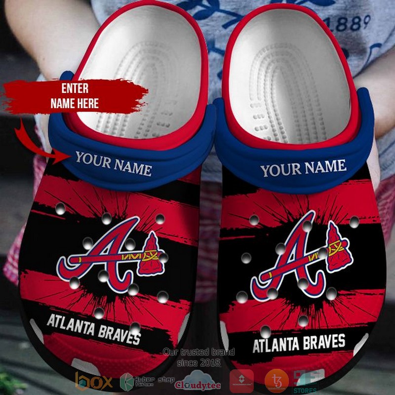 Atlanta Braves MLB Sport Crocs Crocband Clogs Shoes Comfortable For Men Women and Kids