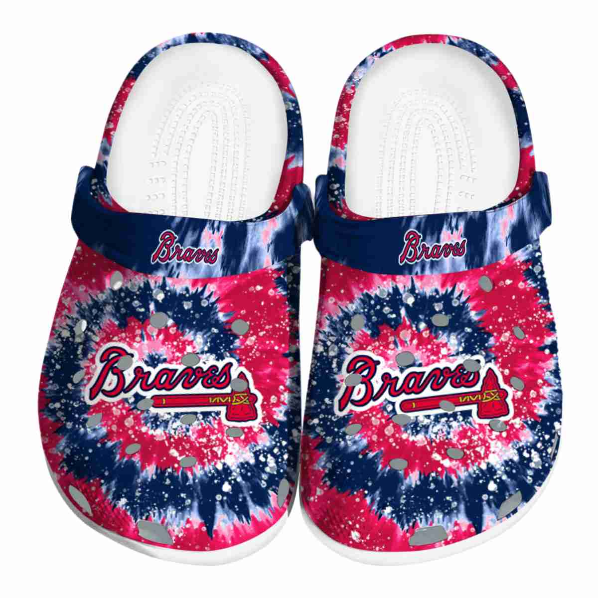 Atlanta Braves MLB Sport Crocs Crocband Clogs Shoes Comfortable For Men Women and Kids